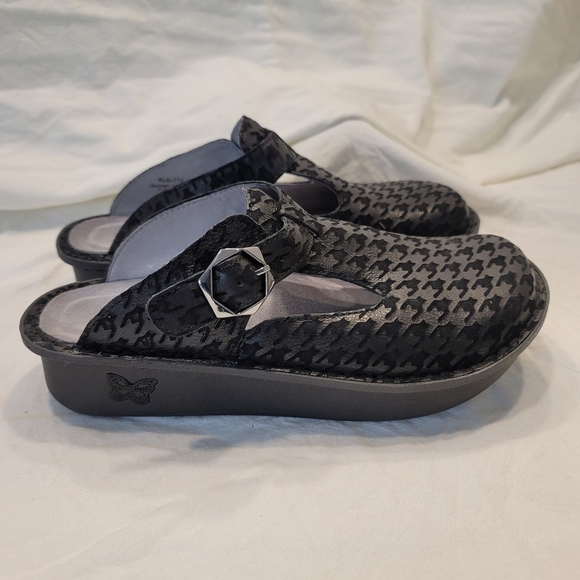 Alegria Classic - Houndstooth Maxi clogs - women's size 38 - Picture 2 of 16